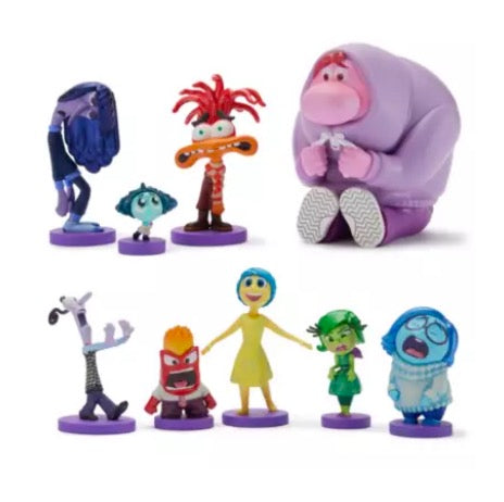  Disney Figurine Boxed Set - Inside Out 2 - Set Of 9