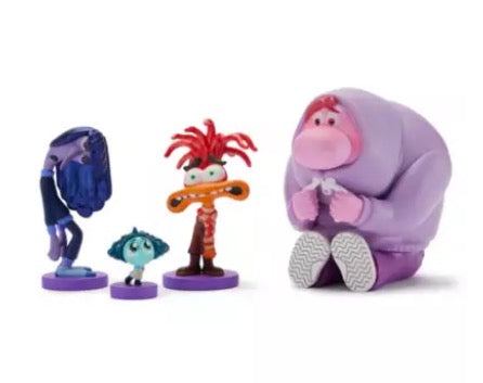  Disney Figurine Boxed Set - Inside Out 2 - Set Of 9