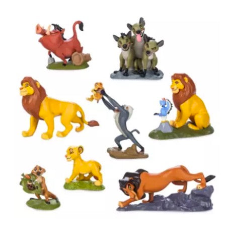  Disney Figurine Boxed Set - Lion King - Set Of 8