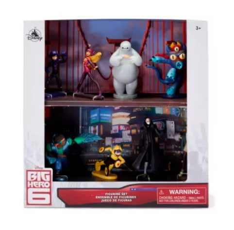  Disney Figurine Boxed Set - Big Hero 6 - Set Of 8