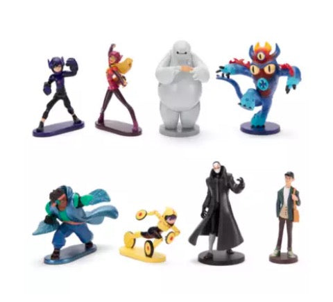  Disney Figurine Boxed Set - Big Hero 6 - Set Of 8