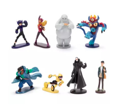  Disney Figurine Boxed Set - Big Hero 6 - Set Of 8