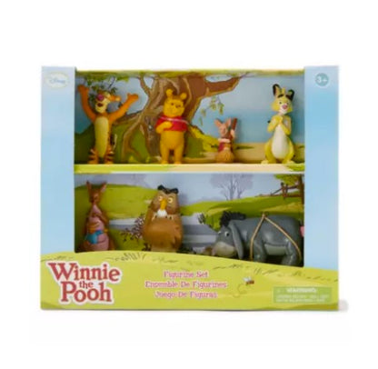  Disney Figurine Boxed Set - Winnie The Pooh - Set Of 7