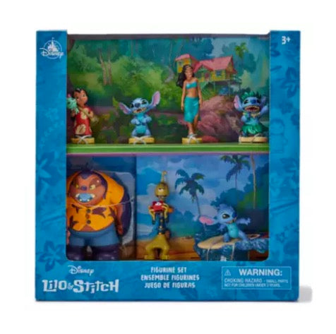  Disney Figurine Boxed Set - Lilo & Stitch - Set Of 7