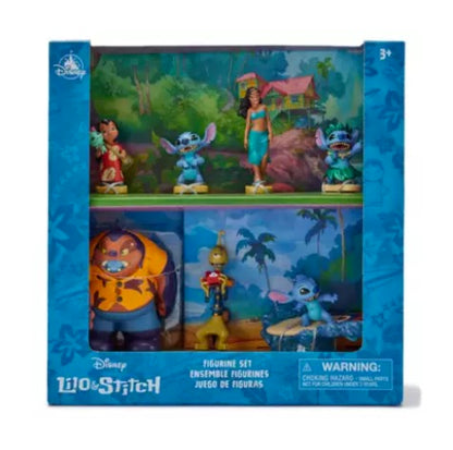  Disney Figurine Boxed Set - Lilo & Stitch - Set Of 7