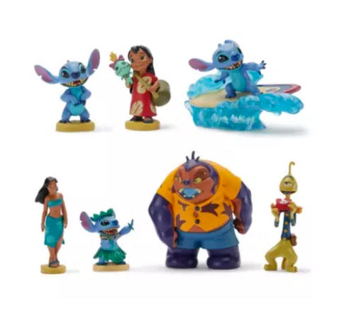  Disney Figurine Boxed Set - Lilo & Stitch - Set Of 7