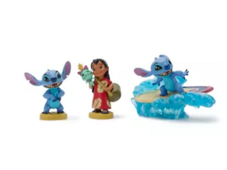  Disney Figurine Boxed Set - Lilo & Stitch - Set Of 7