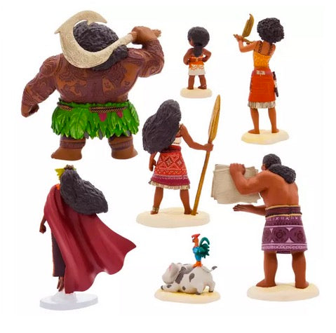 Disney Figurine Boxed Set - Moana 2 - Set Of 7