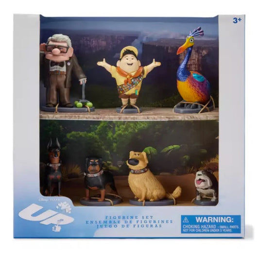  Disney Figurine Boxed Set - Pixar UP - Set Of 7