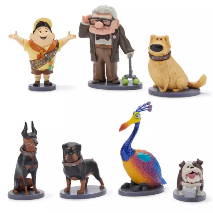  Disney Figurine Boxed Set - Pixar UP - Set Of 7