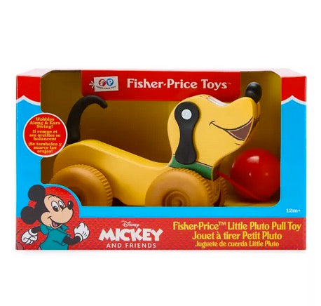 Disney Fisher Price Toy - Little Pluto Pull Toy