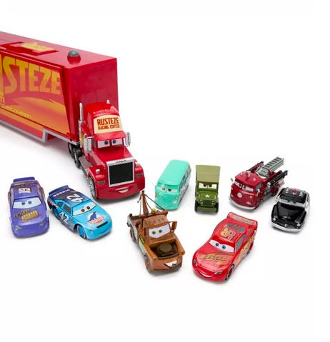  Disney Play Set - Cars Mack Hauler And Pullback Cars