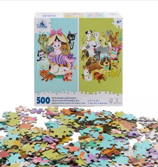  Disney Puzzle - Cats And Dogs Double-Sided