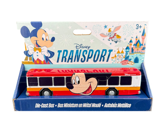  Disney Die Cast Bus - Mickey Mouse Transport