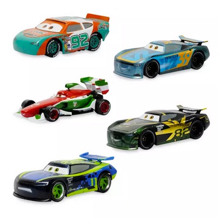  Disney Die Cast Racer Set - Cars Pullback Multi Pack