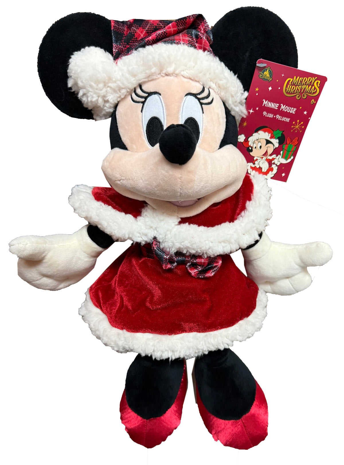  Disney Christmas Plush - 2025 Santa Minnie Mouse