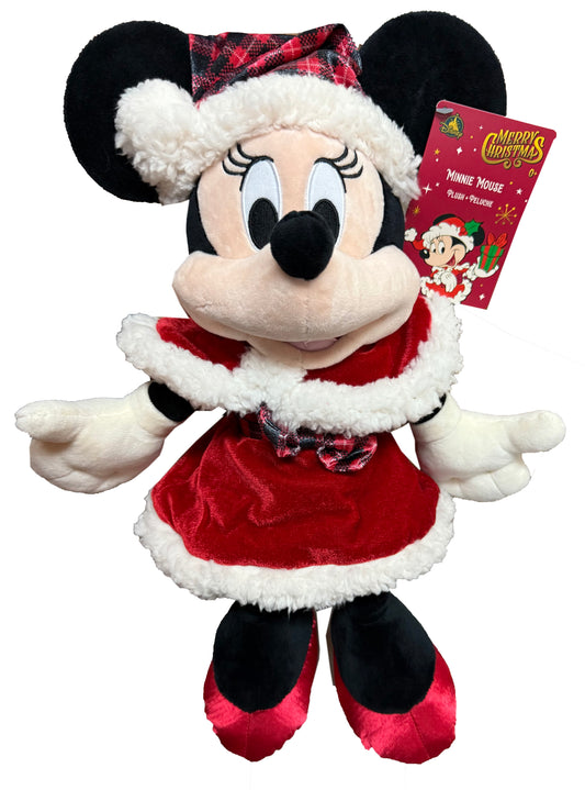  Disney Christmas Plush - 2025 Santa Minnie Mouse
