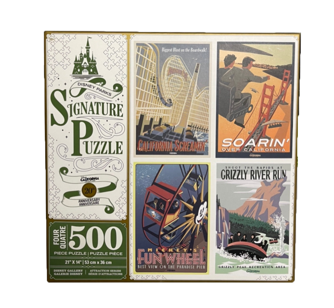  Disney Puzzle Set - California Adventure - 20th Anniversary