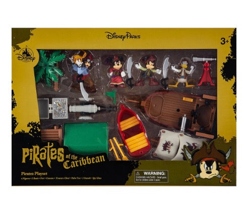  Disney Figurine Set - Pirates Of The Caribbean Figurine Play Set