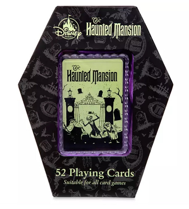  Disney Playing Cards - The Haunted Mansion - Coffin Shaped