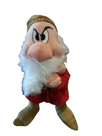  Disney Plush - Snow White And The Seven Dwarfs - Grumpy - 12"