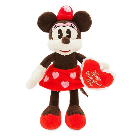  Disney Valentine's Day Plush - 2018 Minnie Mouse Pie Eyed - 9"