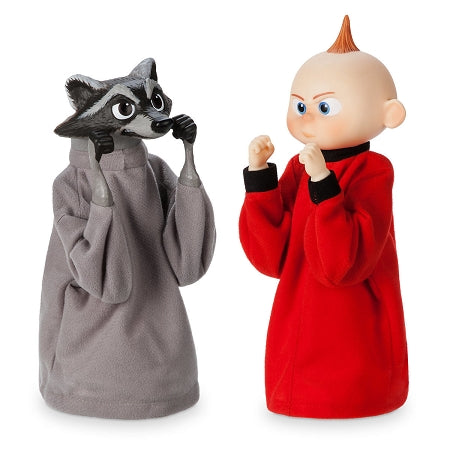  Disney Boxing Puppet Set - Jack-Jack And Raccoon - Incredibles 2