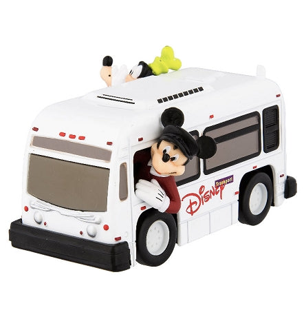  Disney Die Cast Vehicle - Disney Parks Bus - Mickey And Goofy