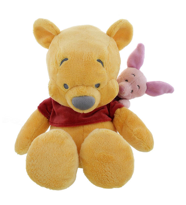  Disney Plush - Winnie The Pooh And Piglet - 10"