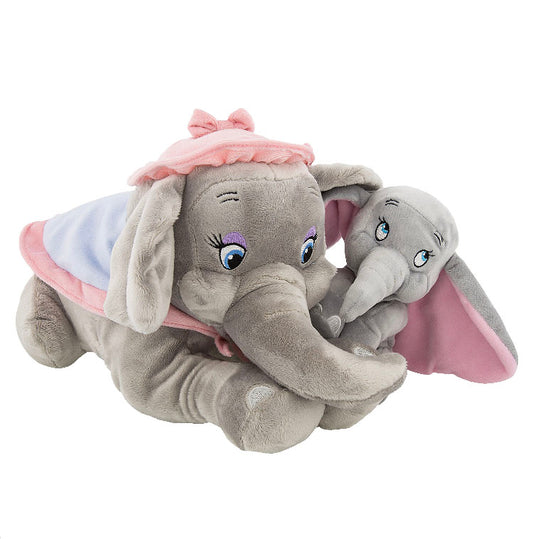  Disney Plush Set - Dumbo And Mrs. Jumbo - 15"