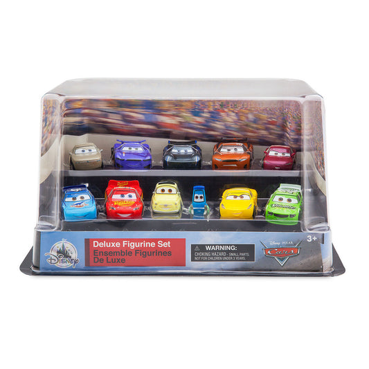  Disney Deluxe Figure Play Set - Cars - Walt Disney World - 11 Cars