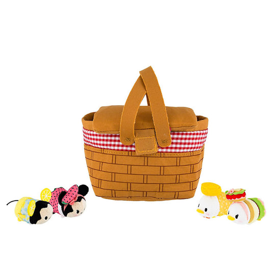  Disney Tsum Tsum Set - Picnic Basket - Mickey And Friends