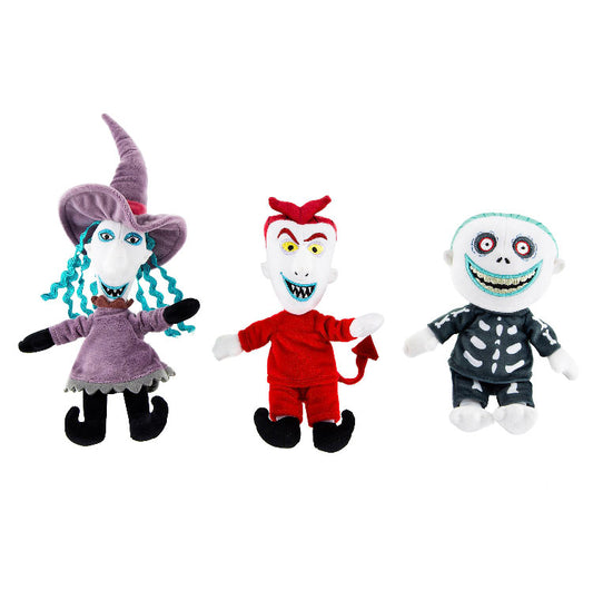 Disney Plush Set - Shock Lock And Barrel - Nightmare Before Christmas