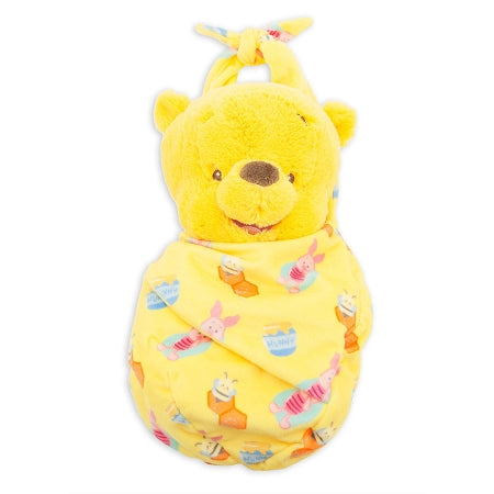  Disney Blanket Pouch Plush - Baby Winnie The Pooh - 10"
