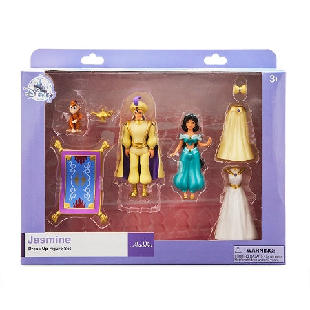  Disney Figure Set - Jasmine Dress Up - Aladdin