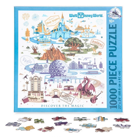  Disney Jigsaw Puzzle - Walt Disney World Resort Map
