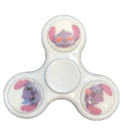  Disney Fidget Spinner - Stitch - Light Up - White