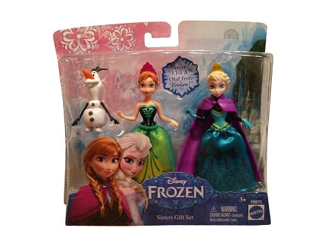  Disney Doll Play Set - Frozen - Sisters Gift Set - Anna, Elsa, Olaf