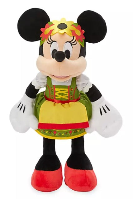  Disney World Showcase Plush - Minnie Mouse Bavarian - Germany