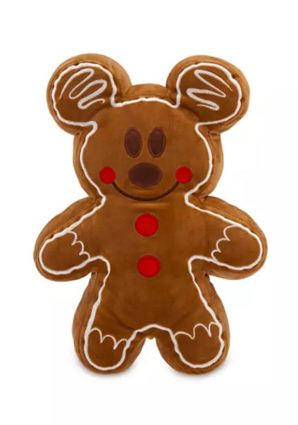  Disney Holiday Plush - Mickey Mouse Gingerbread Cookie - Scented