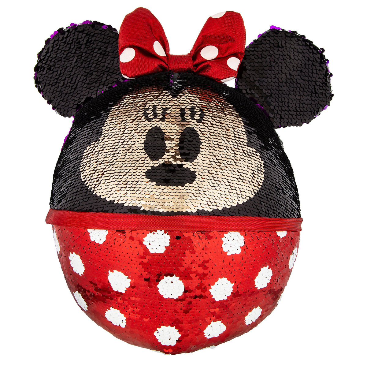  Disney Plush - Minnie Mouse Reversible Sequined