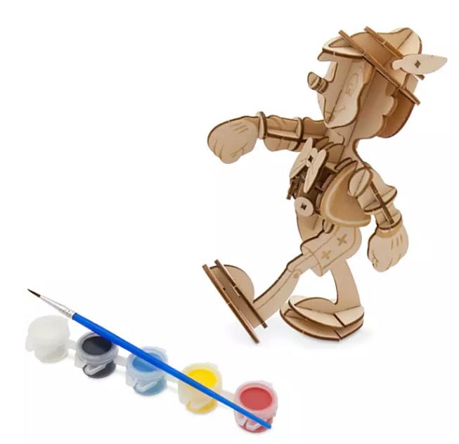  Disney Model And Paint Set - Ink & Paint - Pinocchio 3D - Wood