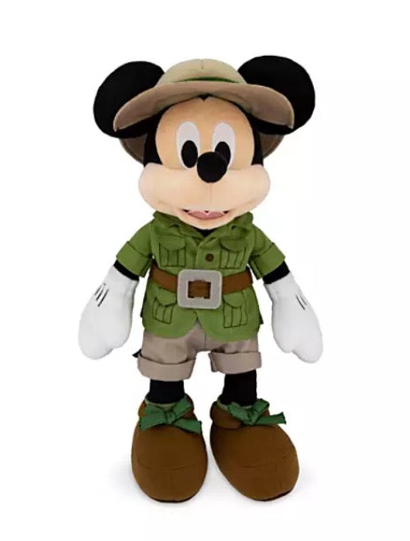  Disney Plush - Safari Mickey - Animal Kingdom - 14"
