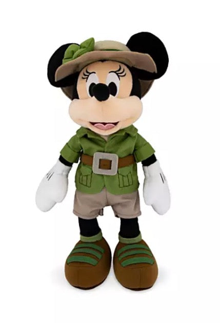  Disney Plush - Safari Minnie - Animal Kingdom - 14"