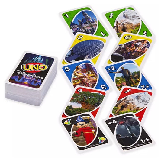  Disney Parks Game - UNO Card Game - Tin