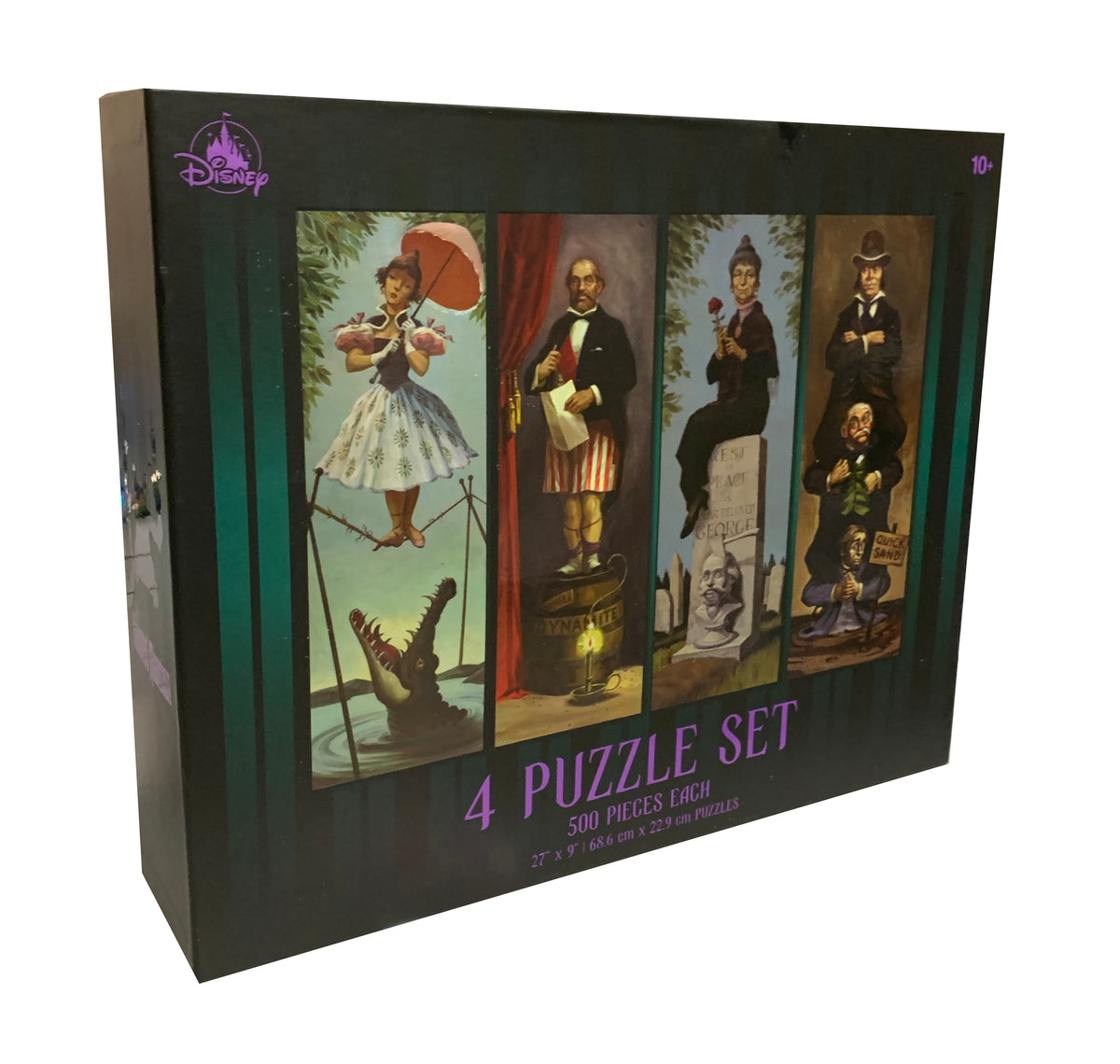  Disney Puzzle Set - The Haunted Mansion Stretching Room - 4 Piece