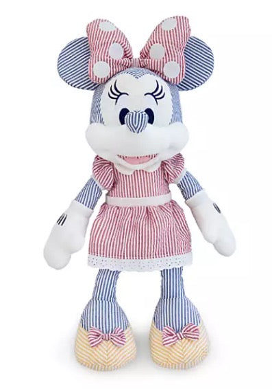  Disney Plush - Minnie Mouse Seersucker - 20"