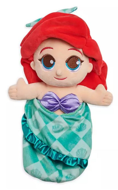  Disney Babies Plush In Pouch - Ariel - The Little Mermaid