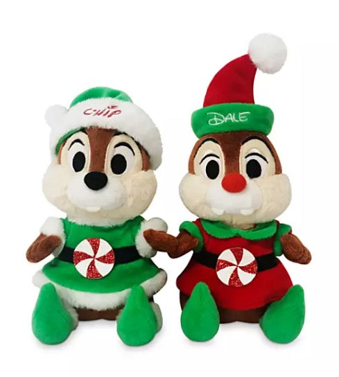  Disney Plush Set - Holiday Chip N Dale