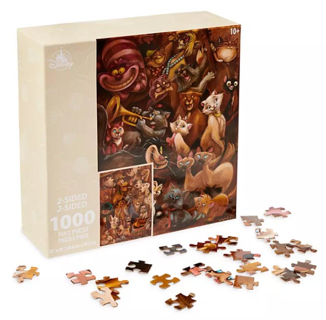  Disney Jigsaw Puzzle - Cats And Dogs - Two-Sided